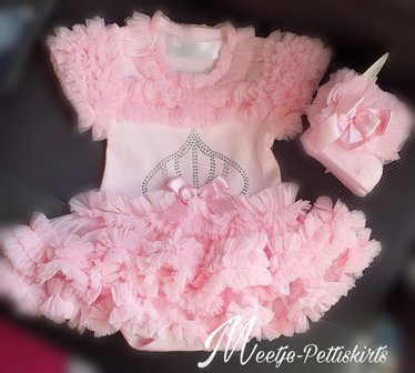 Baby tutu jurkje Roze + sokjes NEW.