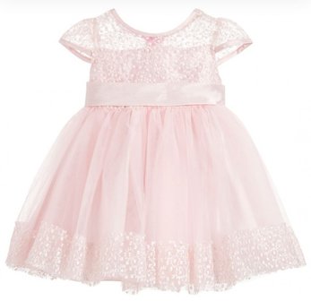 Roze baby jurk Spanisch Style Girly  + eventuele accessoires 
