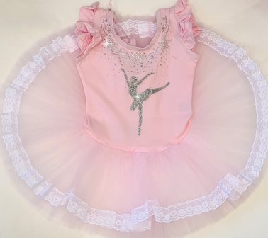 Balletpakje luxury lace Ballerina Sparkle Style maat 92-140 NEW