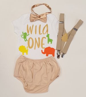 Wild One Baby Dieren verjaardag set compleet