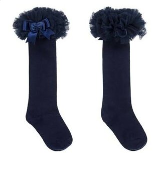 Tutu knie sok blauw Baby &amp; Kids  