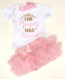 The Princess has arrived NEW Roze 3delige set