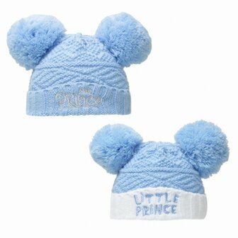 Baby wintermutsje Prince NIEUW.