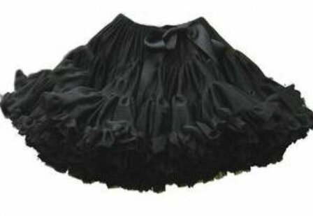 Petticoat Luxe Zwart By Meetje-Pettiskirts Kids &amp; Women.