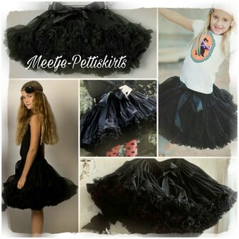 Petticoat Luxe Zwart By Meetje-Pettiskirts Kids &amp; Women.