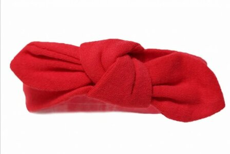  baby knot haarband rood