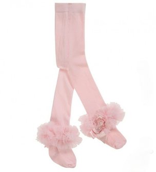 Tutu maillot roze strikje 0m - 3jr. 