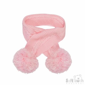 Baby wintersjaal roze  0 tm 24 maanden Bol