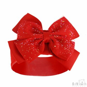  baby haarband Strik rood 