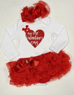 My first Valentine setje rood 3delig 