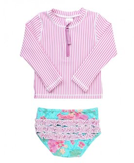 Bikini lange mouw Orchid UV bescherming 56-140 