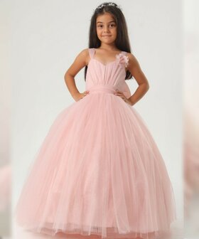 Ball gown dress old pink 104 - 146