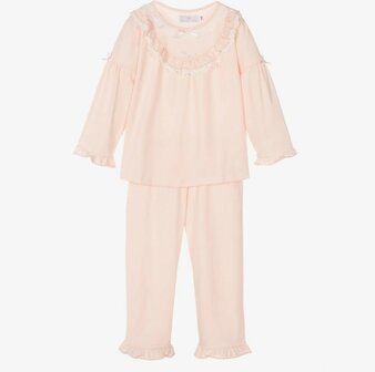 Meisjes Pyjama licht roze Ultra zacht katoen