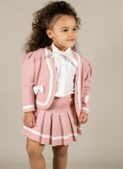 plooirok complete set roze Luxury Spanisch girl Style 