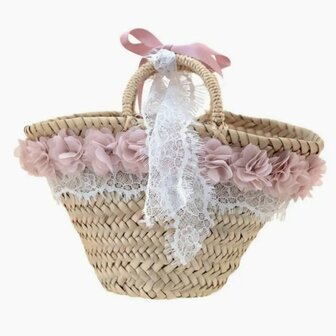 Summer mandje Kids roze 