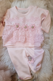 Babysetje Roze Taffy pink 