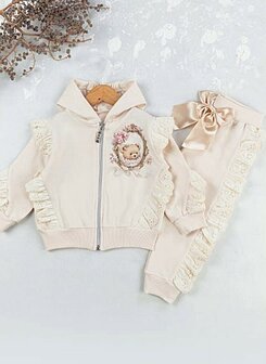 Jogging set beertje Beige 