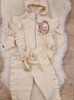 Jogging set beertje Beige 