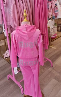 Velourse jogging set fuchsia Angel 