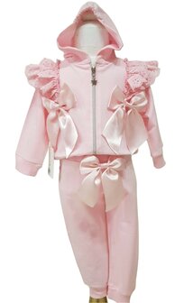 Jogging set roze little girl 68 tm 98