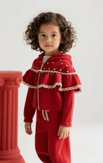 jogging set lovely red 
