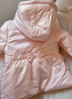Winterjas roze 80 tm 92 dreumes