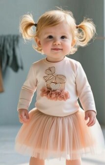 tutu rok beige en romper  