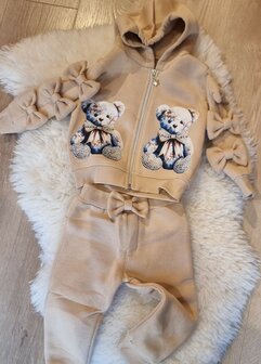 Jogging set ruffle BEIGE 