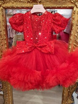 BLACK FRIDAY DEAL  Rode jurk met tulle 