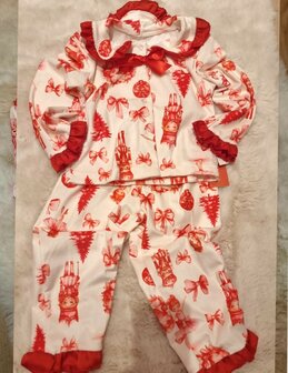 Pyjama kerst super soft rood