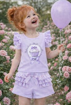 zomersetje lila cupcake 