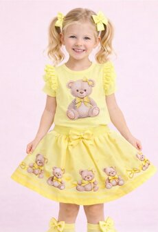 setje met beertje geel