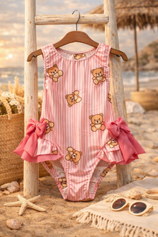 zwempak Beertje roze baby