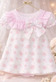 Spaanse baby wafel roses met broekje  