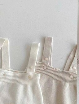 Ultra zachte Cardigan set Beige Little flower 