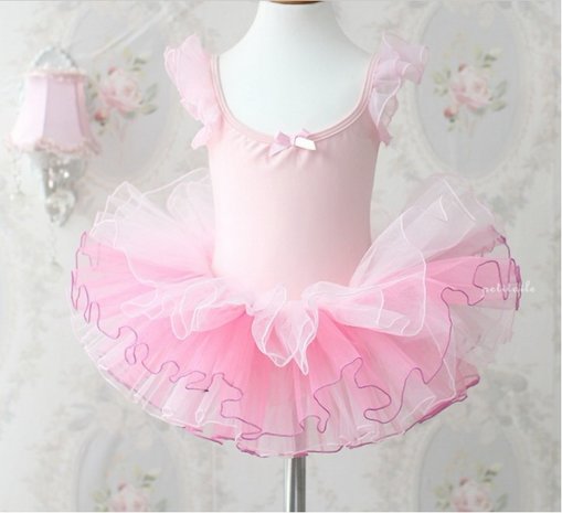 *Balletpakje Light Pink GlimmTutu maat 98/140