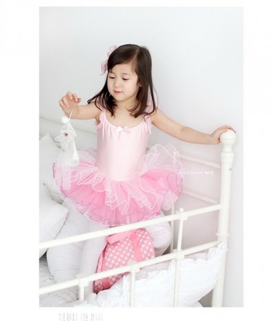 *Balletpakje Light Pink GlimmTutu maat 98/140