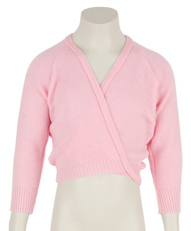 Balletvestje Crossover Pink maat 92-140