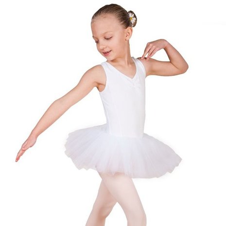 Ballet Tutu pakje LILY White Leotard Ballet Tutu 86-152