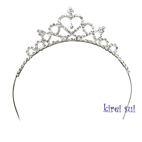   Girls Bling Crystal Princess Crown Tiara Diadeem