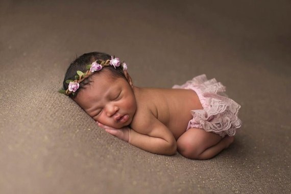 Baby flower kroon haarband Fotoprop