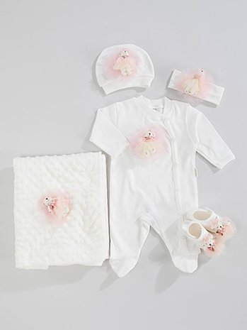 5delige kraamkado set de luxe beertje De luxe
