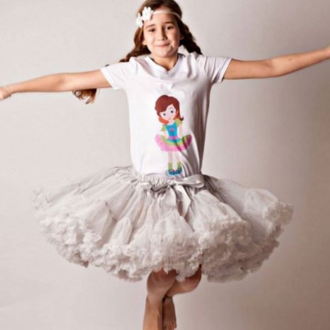 Petticoat Luxe Grijs KIDS & Women 
