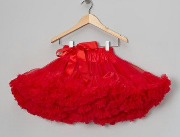 Petticoat Luxe Rood By Meetje-Pettiskirts Kids & Women