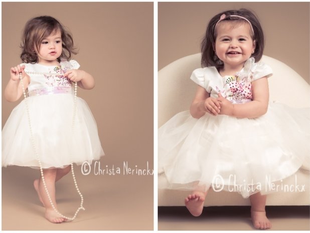 Baby jurk feest en bruiloft vlinder droom