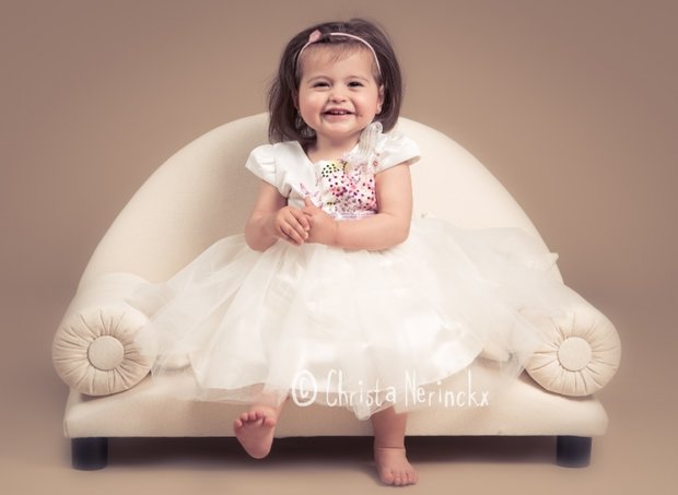 Baby jurk feest en bruiloft vlinder droom