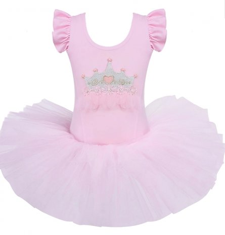  Balletpakje dreaming pink Tutu maat 98-140