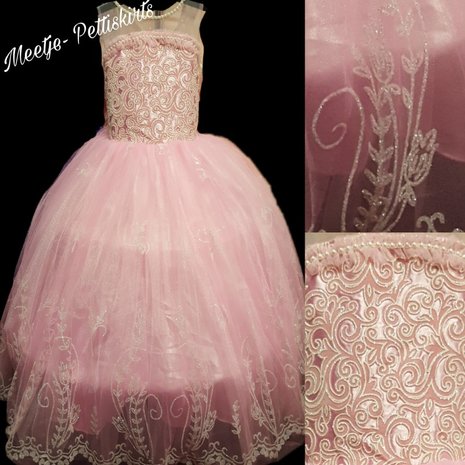 Bruidsmeisje jurk Communie Roze 98-152