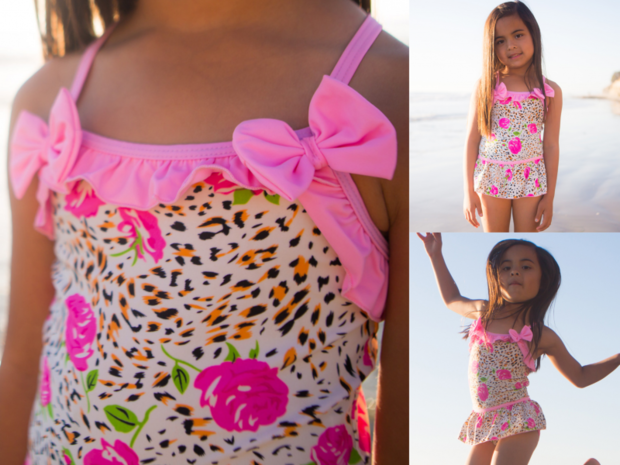 Badpak Leopard Rose 86-128
