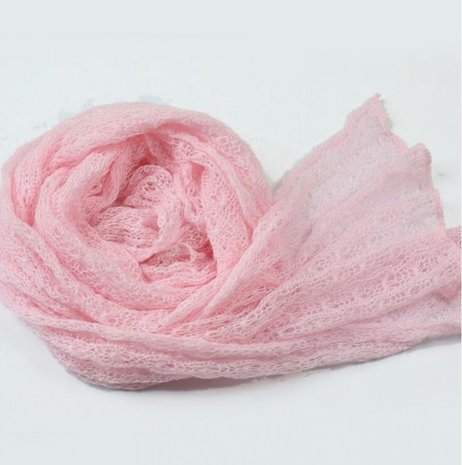 Baby Newborn Fotoshoot overslagdoek Groot roze 